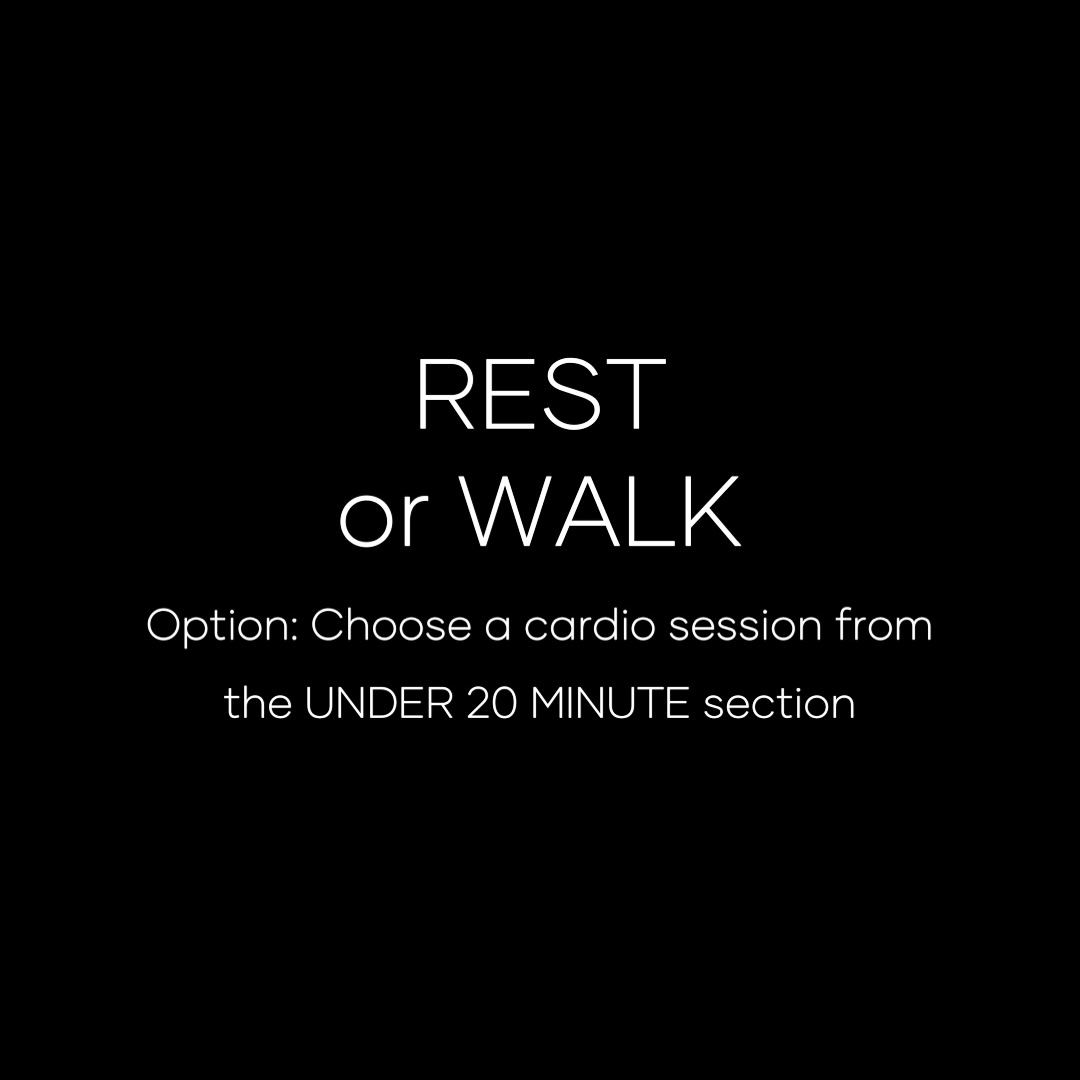REST or WALK